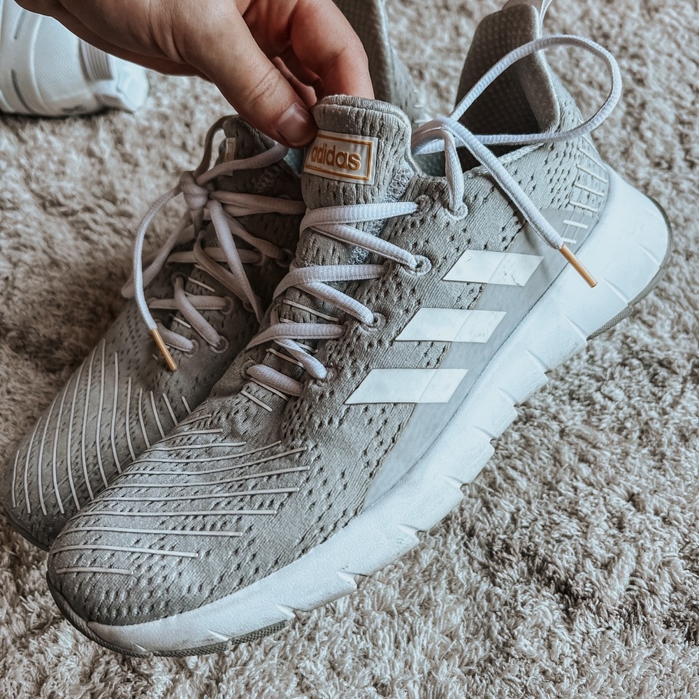 Adidas grey shoes